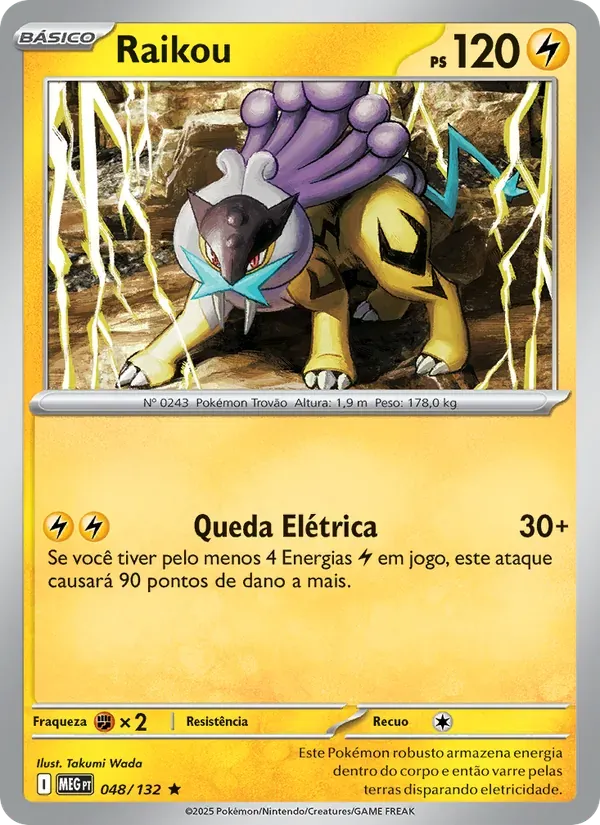 Raikou 048/132 Megaevolução