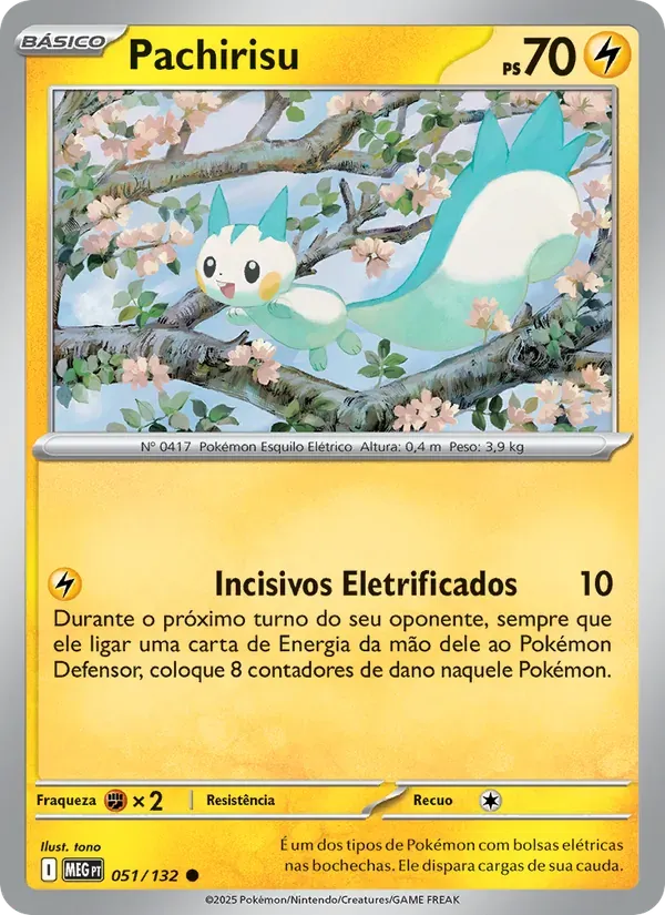 Pachirisu 051/132 Megaevolução