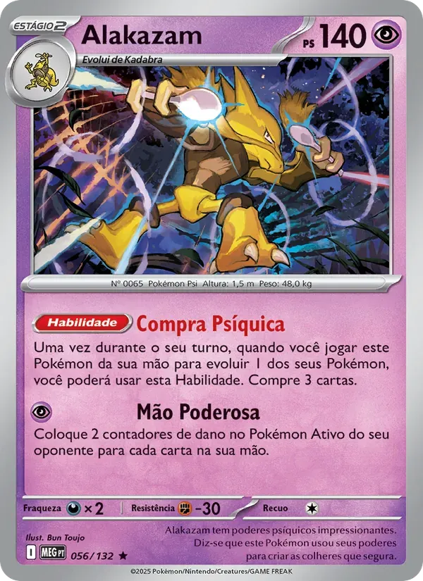 Alakazam 056/132 Megaevolução