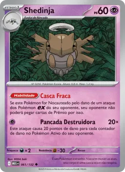 Shedinja 061 Megaevolução