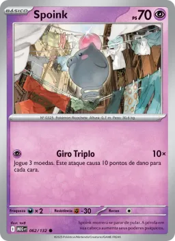 Spoink 062 Megaevolução