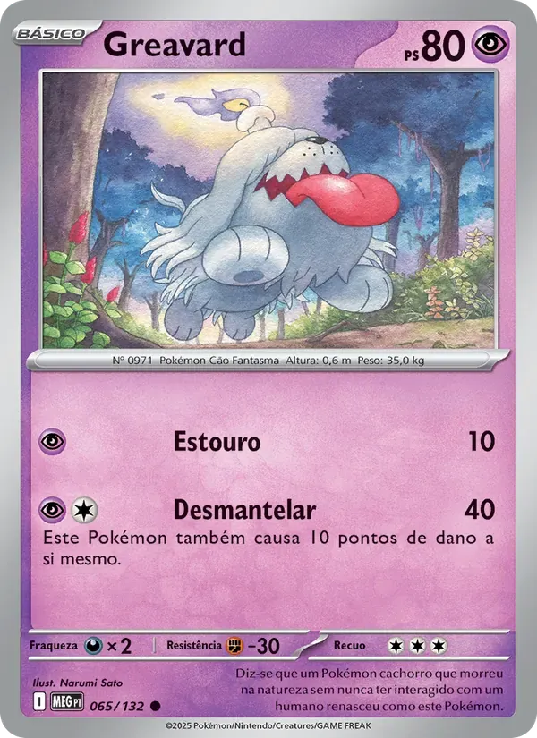 Greavard 065/132 Megaevolução