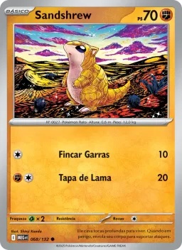 Sandshrew 068 Megaevolução