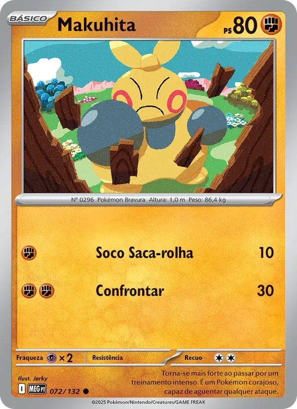Makuhita 072/132 Megaevolução