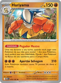 Hariyama 073 Megaevolução