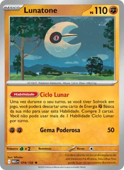 Lunatone 074 Megaevolução