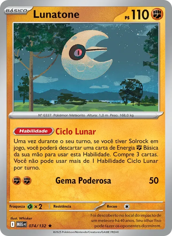 Lunatone 074/132 Megaevolução