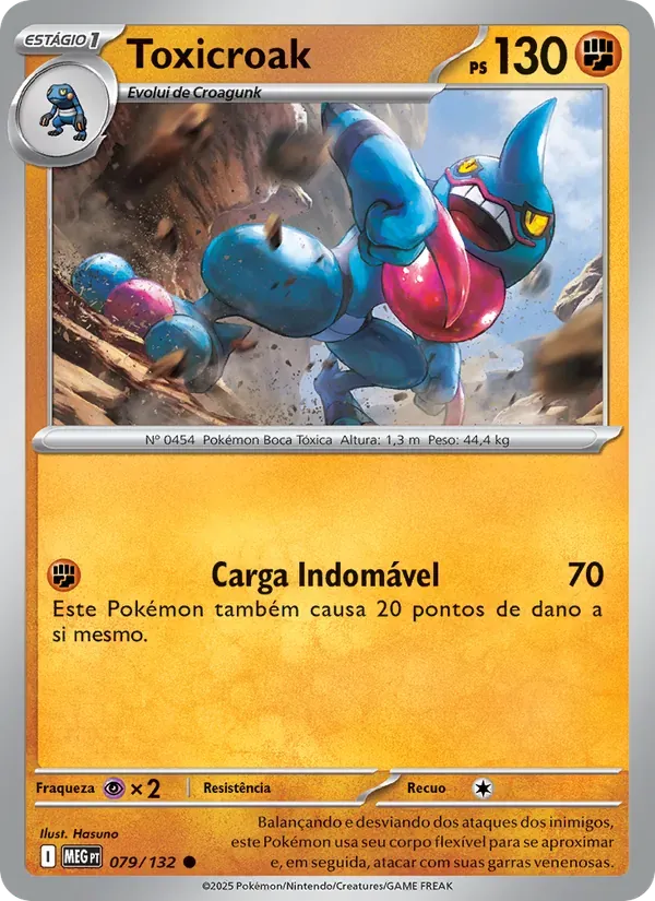 Toxicroak 079/132 Megaevolução