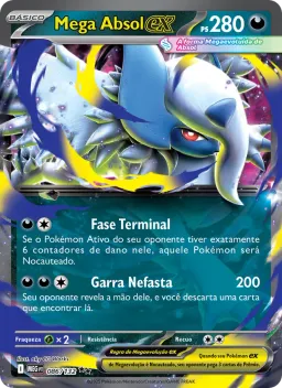 Mega Absol ex 086 Megaevolução