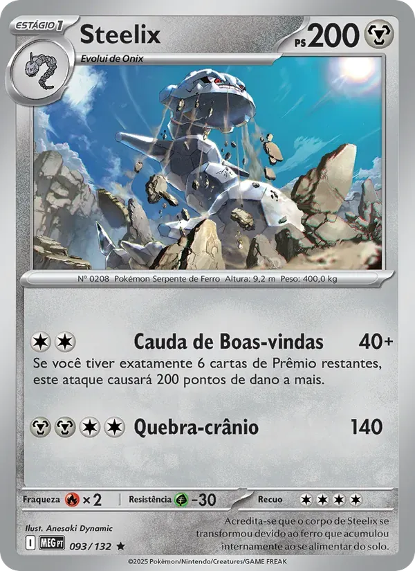 Steelix 093/132 Megaevolução