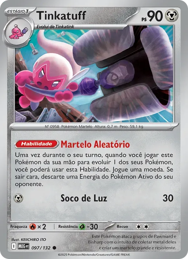 Tinkatuff 097/132 Megaevolução