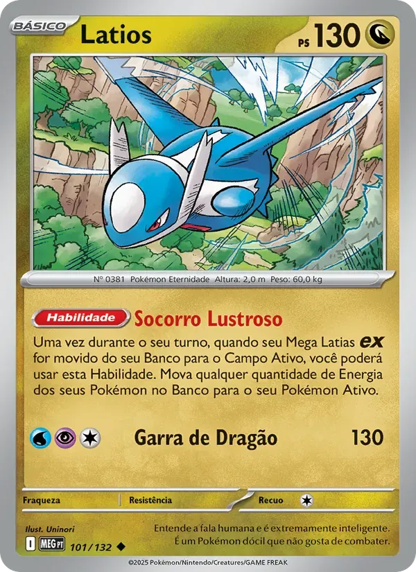Latios 101/132 Megaevolução