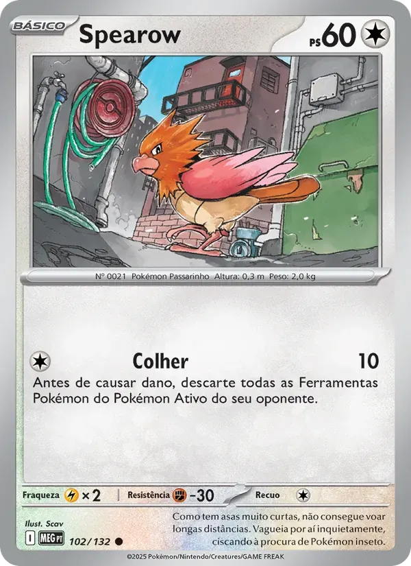 Spearow 102/132 Megaevolução