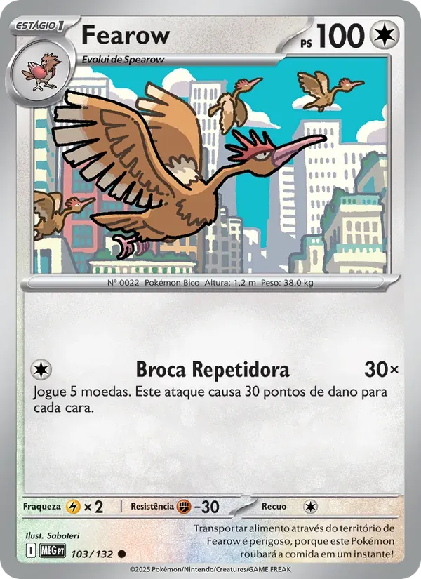Fearow 103/132 Megaevolução