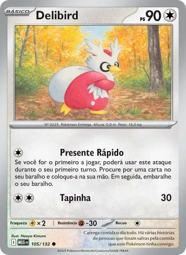 Delibird 105/132 Megaevolução