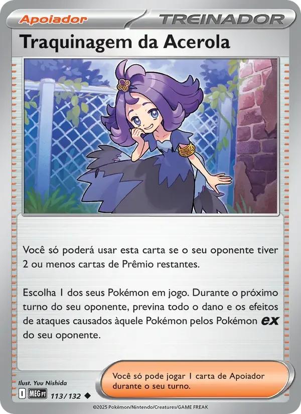 Traquinagem da Acerola 113/132 Megaevolução