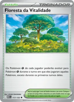 Floresta da Vitalidade 117 Megaevolução