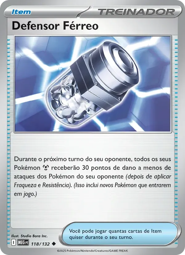 Defensor Férreo 118/132 Megaevolução