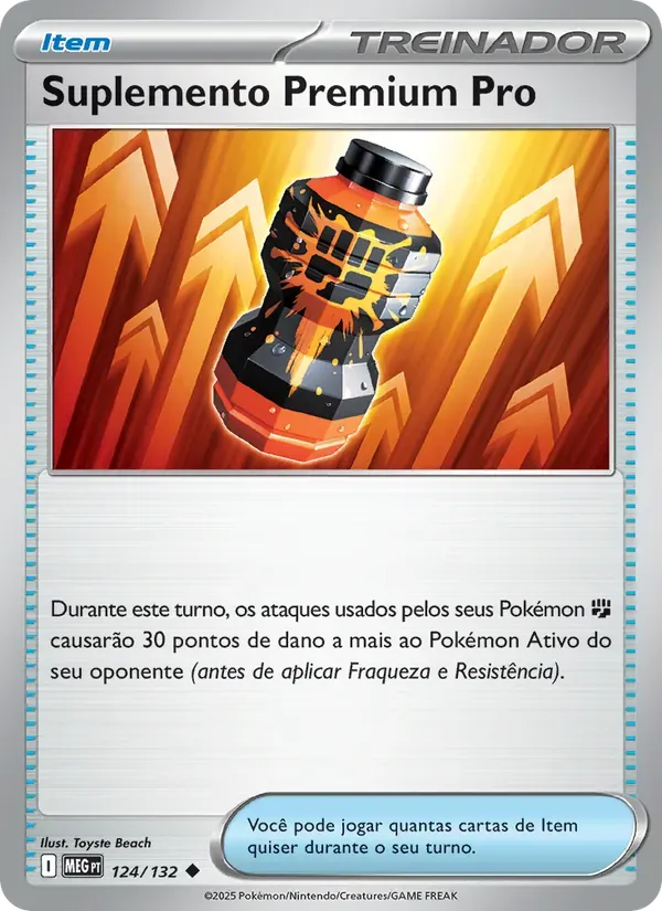 Suplemento Premium Pro 124/132 Megaevolução