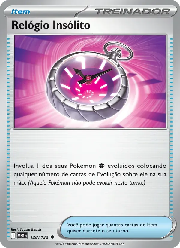 Relógio Insólito 128/132 Megaevolução