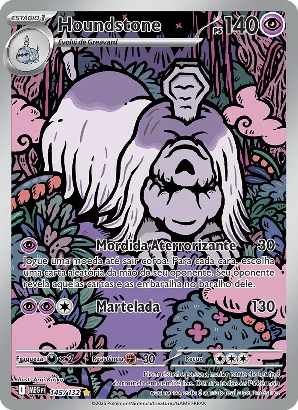 Houndstone 145/132 Megaevolução
