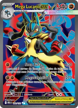 Mega Lucario ex 160 Megaevolução