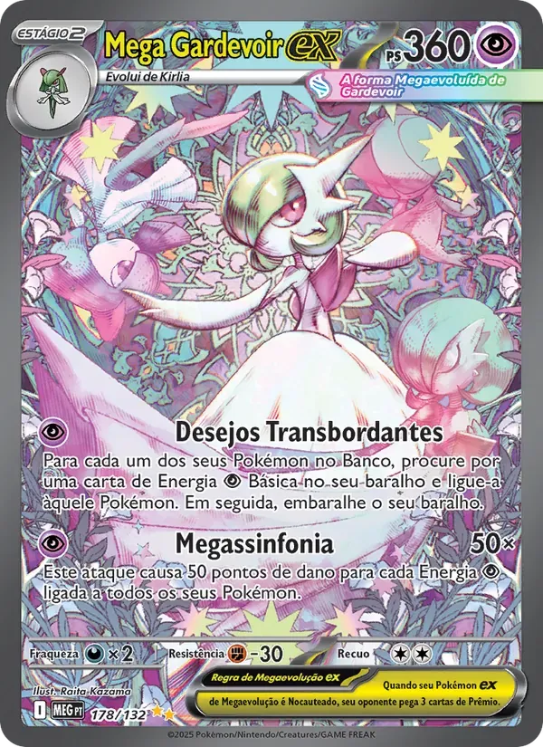 Mega Gardevoir ex 178/132 Megaevolução