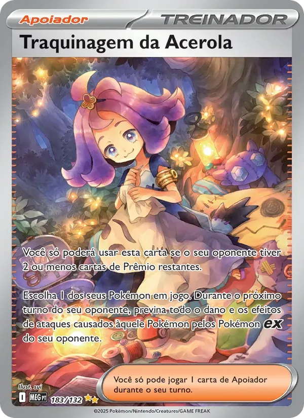 Traquinagem da Acerola 183/132 Megaevolução