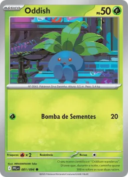 Oddish 001 Fogo Fantasmagórico