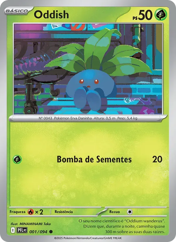 Oddish 001/94 Fogo Fantasmagórico