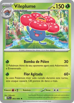 Vileplume 003 Fogo Fantasmagórico