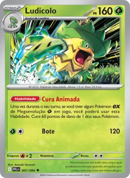 Ludicolo 007 Fogo Fantasmagórico