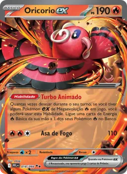 Oricorio ex 018 Fogo Fantasmagórico