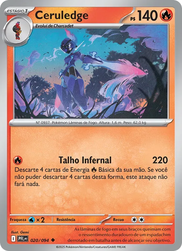 Ceruledge 020/94 Fogo Fantasmagórico