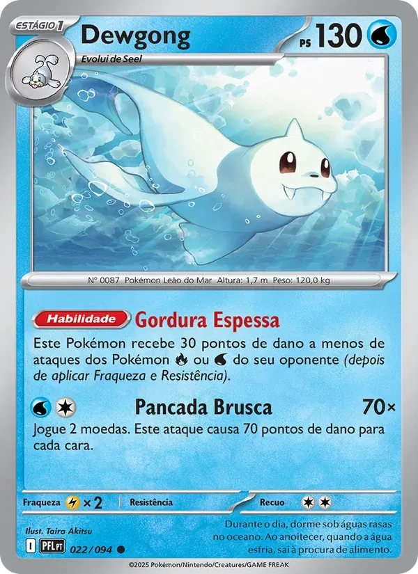 Dewgong 022/94 Fogo Fantasmagórico
