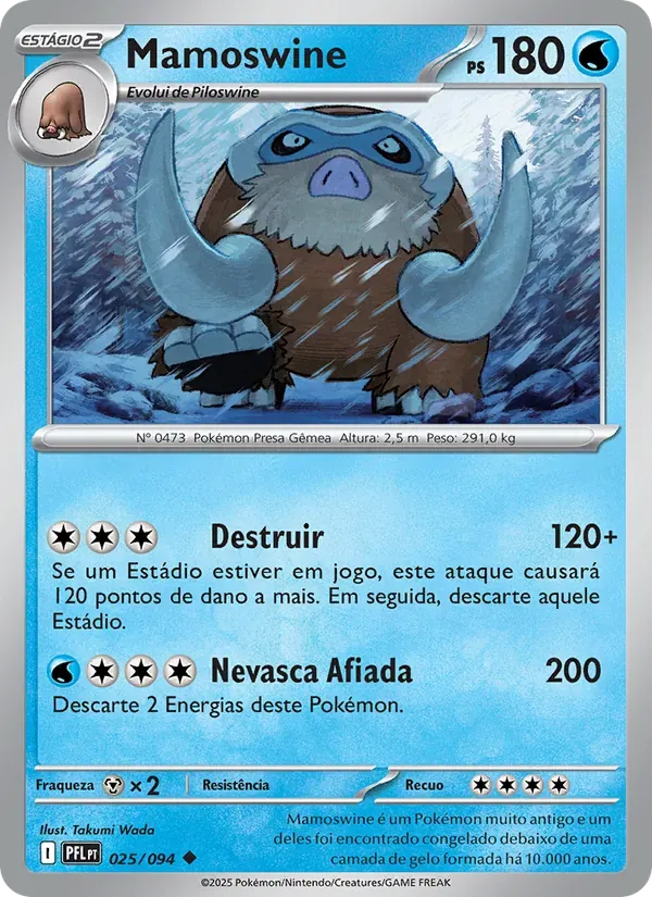 Mamoswine 025/94 Fogo Fantasmagórico