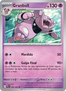 Granbull 038 Fogo Fantasmagórico