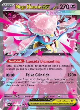 Mega Diancie ex 041 Fogo Fantasmagórico
