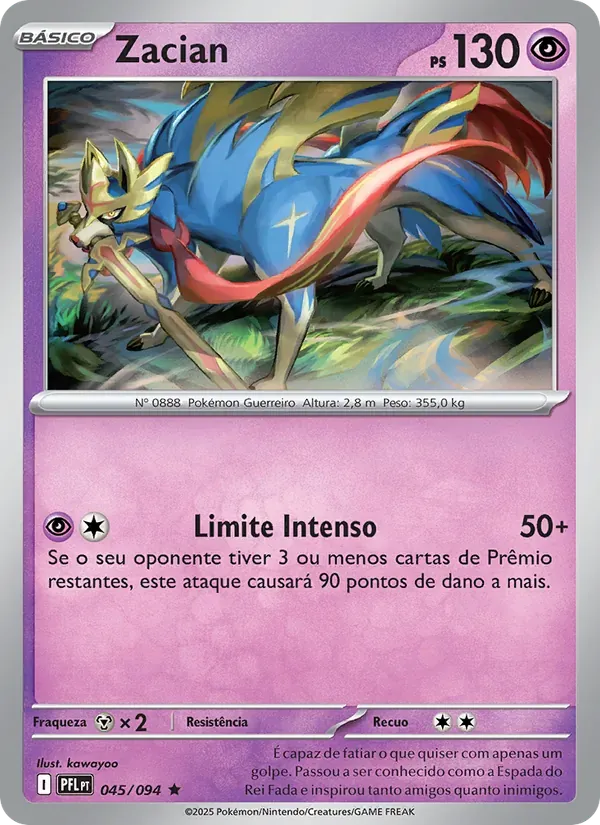 Zacian 045/94 Fogo Fantasmagórico
