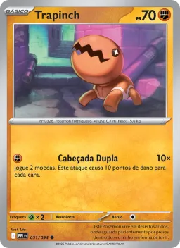 Trapinch 051 Fogo Fantasmagórico