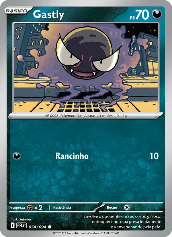 Gastly 054/94 Fogo Fantasmagórico