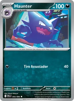 Haunter 055 Fogo Fantasmagórico