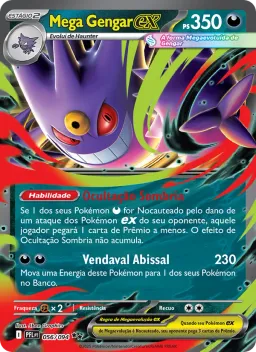 Mega Gengar ex 056 Fogo Fantasmagórico