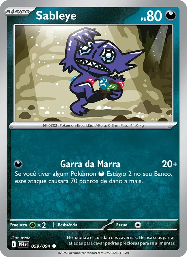 Sableye 059/94 Fogo Fantasmagórico