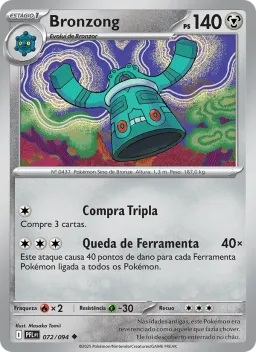 Bronzong 072 Fogo Fantasmagórico
