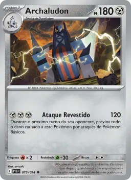 Archaludon 075 Fogo Fantasmagórico