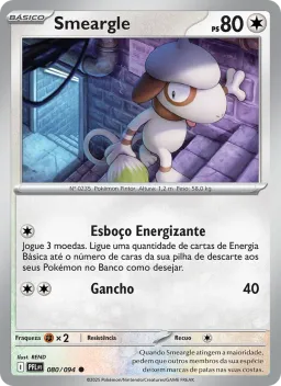 Smeargle 080 Fogo Fantasmagórico
