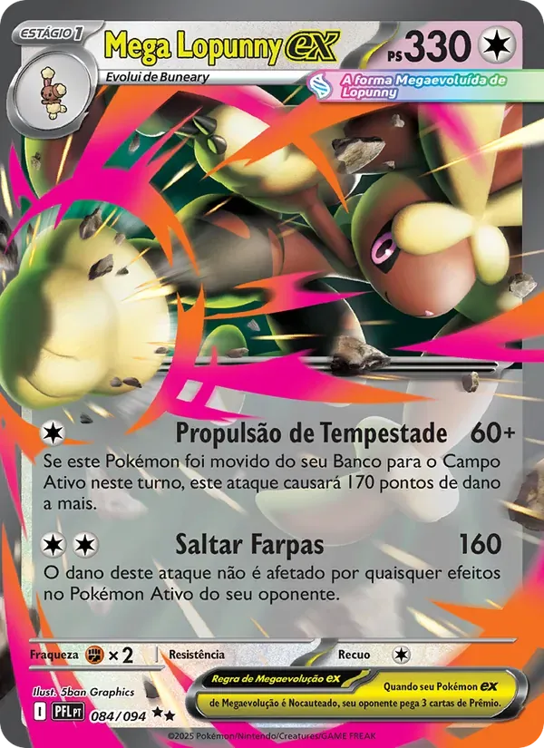 Mega Lopunny ex 084/94 Fogo Fantasmagórico