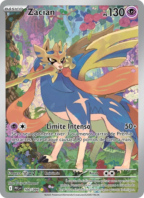 Zacian 100/94 Fogo Fantasmagórico