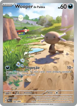 Wooper de Paldea 102 Fogo Fantasmagórico